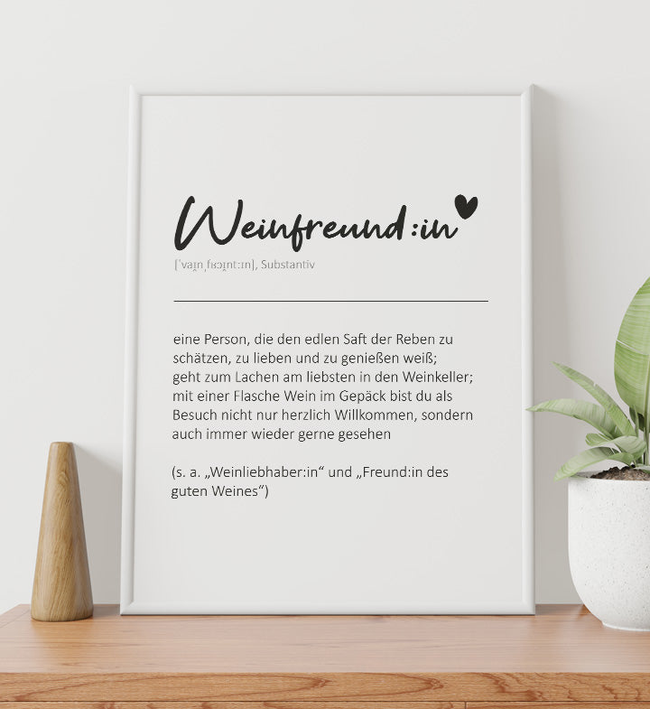 Poster "Weinfreund:in"