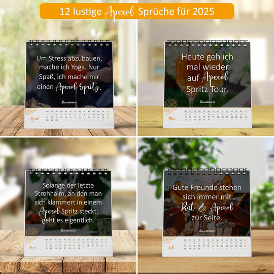 Tischkalender "Du hast dir einen Aperol verdient" 2025