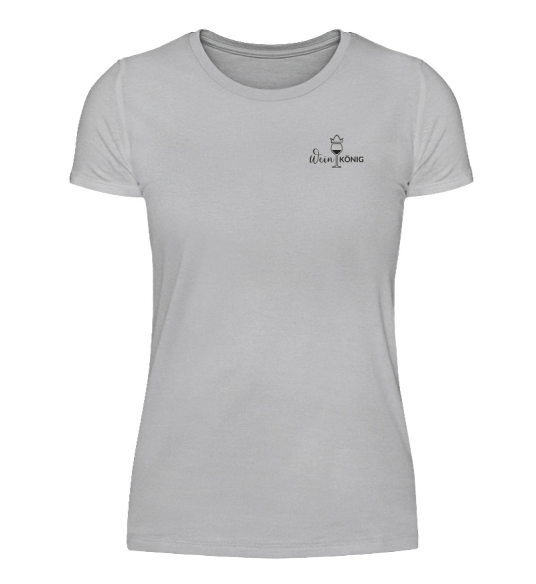 Weinkönig Damen T-Shirt in Grau