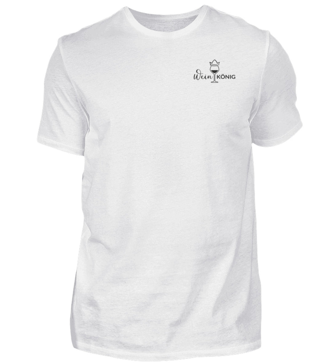Weinkönig Herren T-Shirt in Weiß