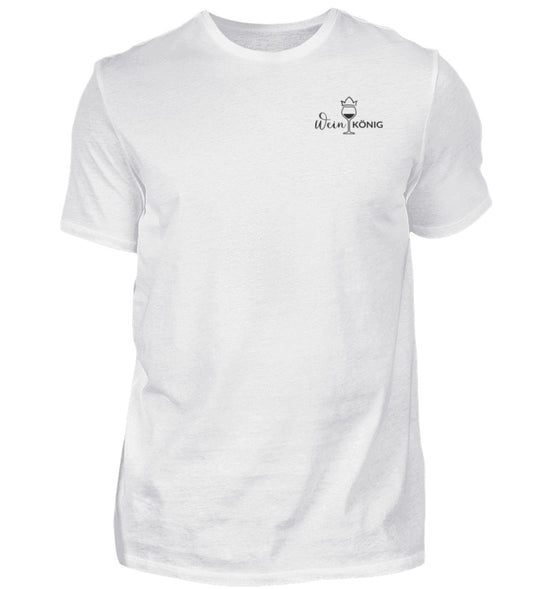 Weinkönig Herren T-Shirt in Weiß