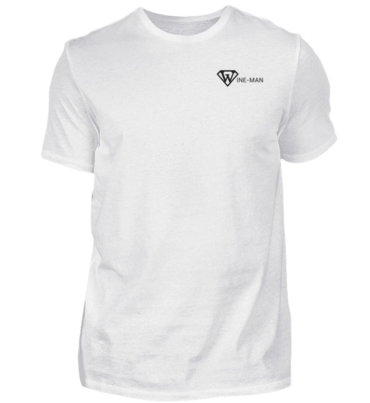 Wine-man Herren T-Shirt Weiß