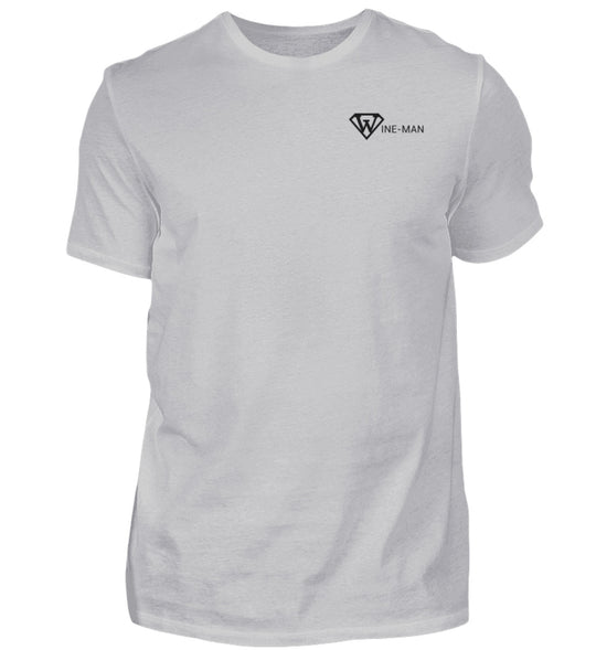 Wine-man Herren T-Shirt Grau