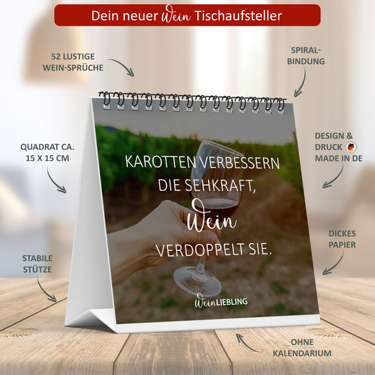 [BLACK WEEK] Dein Wein Tischaufsteller