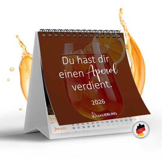 [JETZT VORBESTELLEN] Tischkalender "Du hast dir einen Aperol verdient" 2026