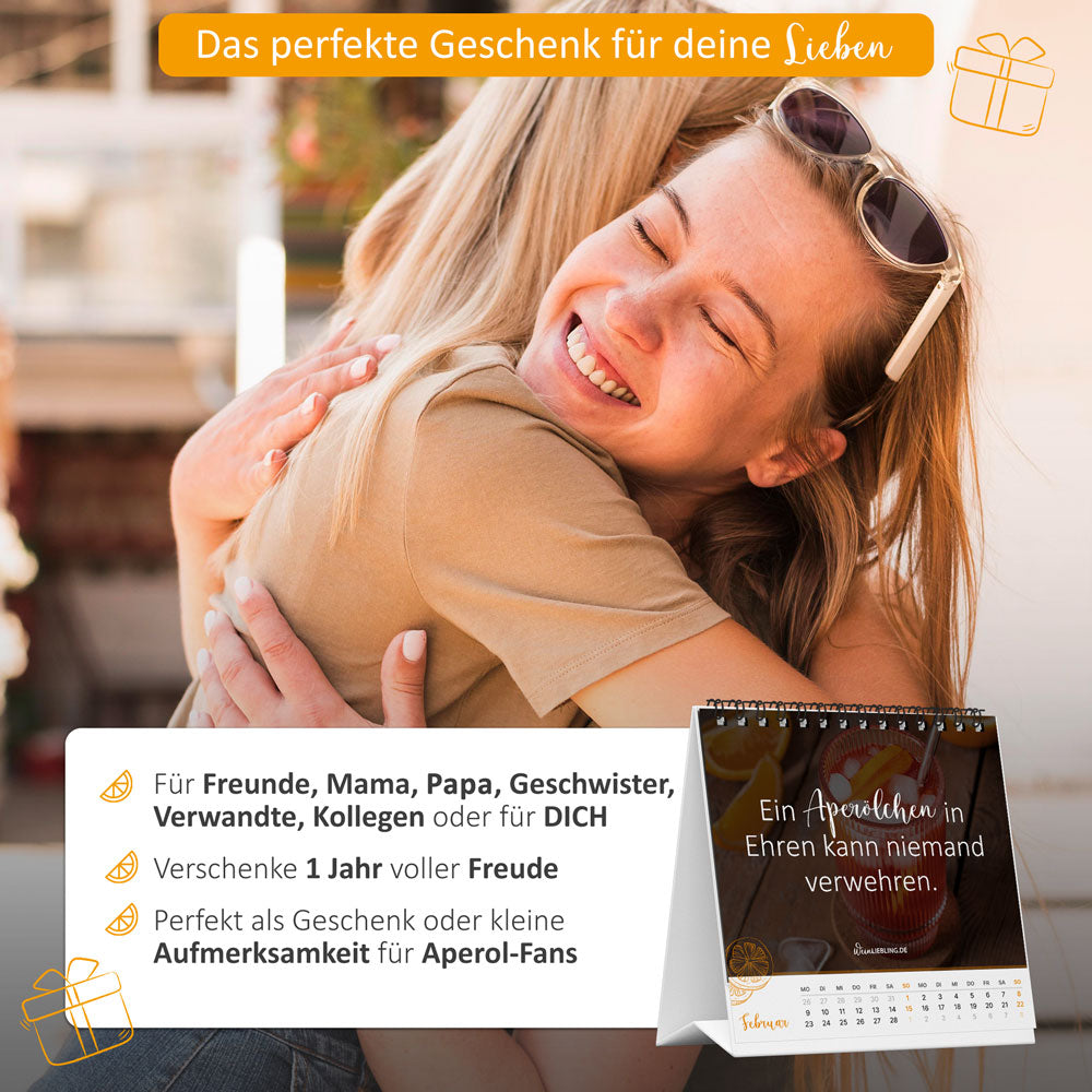 [JETZT VORBESTELLEN] Tischkalender "Du hast dir einen Aperol verdient" 2026