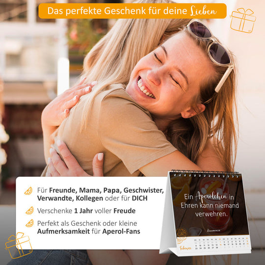[JETZT VORBESTELLEN] Tischkalender "Du hast dir einen Aperol verdient" 2026