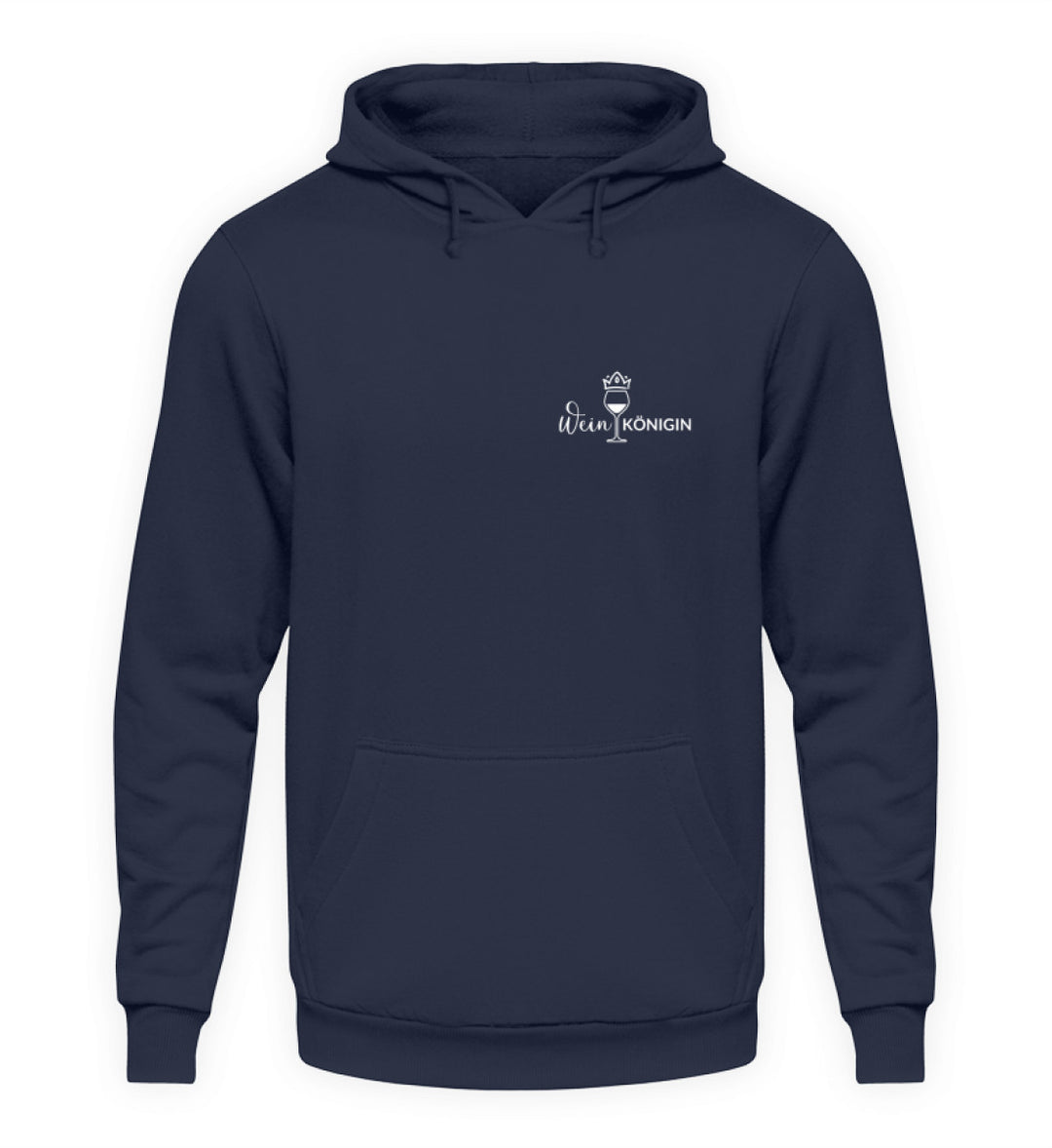 Weinkönigin – Unisex Basic Hoodie in Dunkelblau