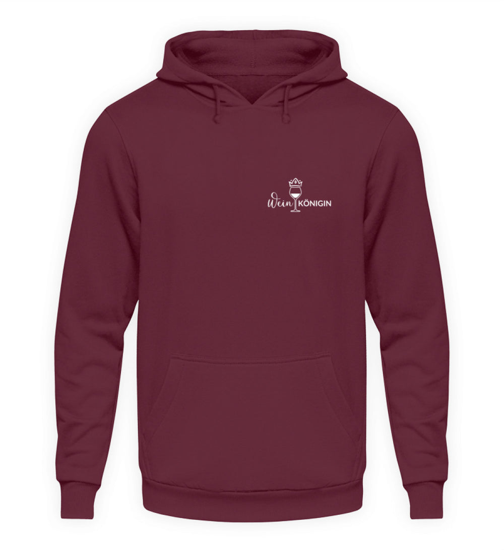 Weinkönigin – Unisex Basic Hoodie in Bordeaux