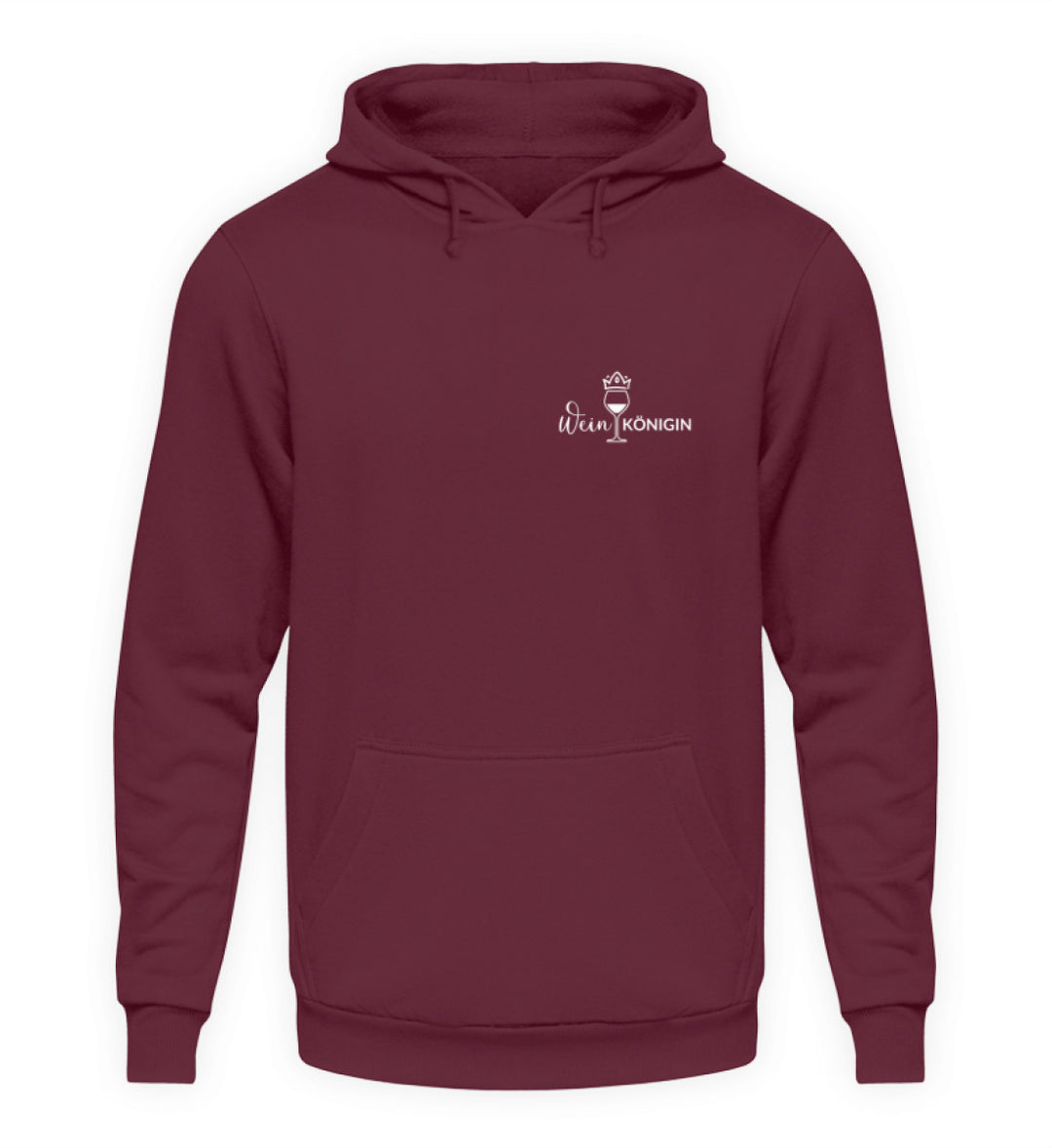 Weinkönigin – Unisex Basic Hoodie in Bordeaux