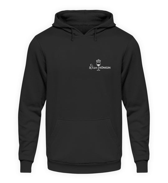 Weinkönigin – Unisex Basic Hoodie in Schwarz