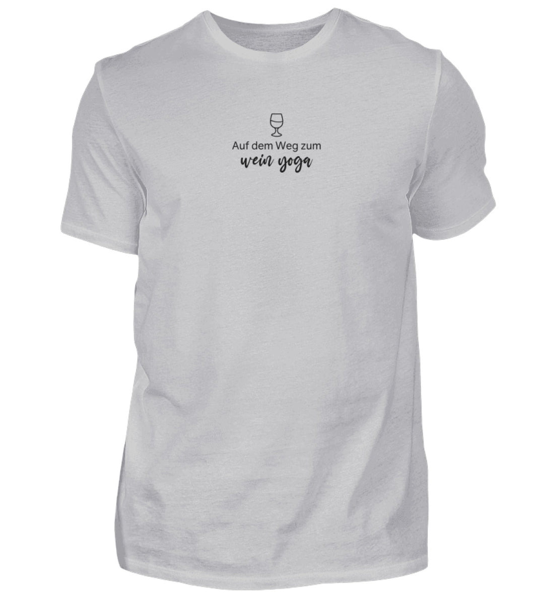 Wein-Yoga Herren – Klein – Grau