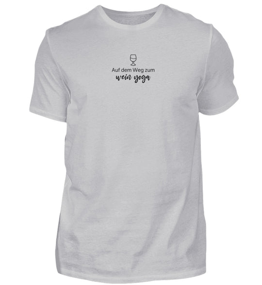 Wein-Yoga Herren – Klein – Grau