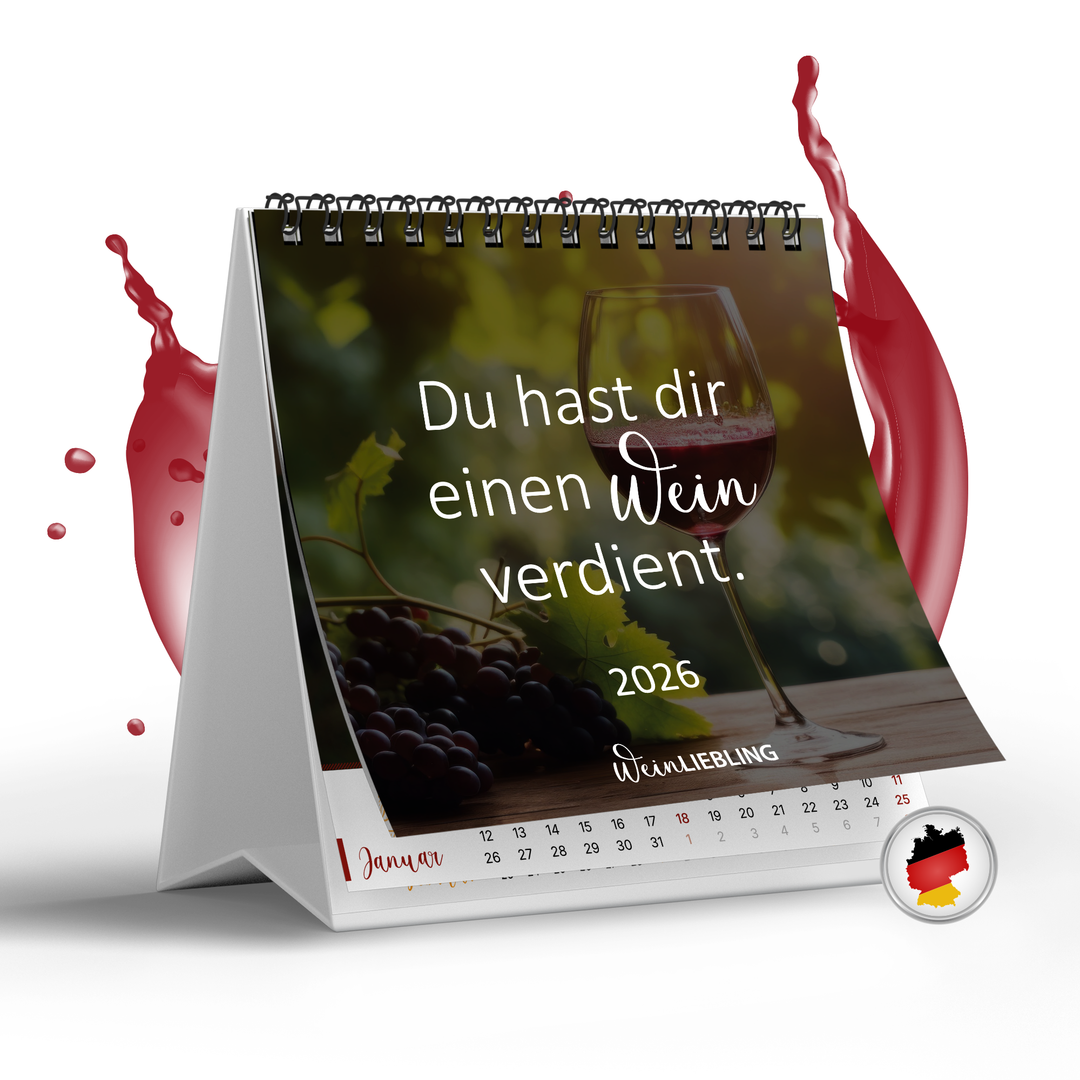 [JETZT VORBESTELLEN] Tischkalender "Du hast dir einen Wein verdient" 2026