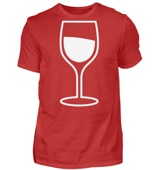 Weinglas – Herren – Rot – Motivgröße Groß – originales Shirtee-Mockup