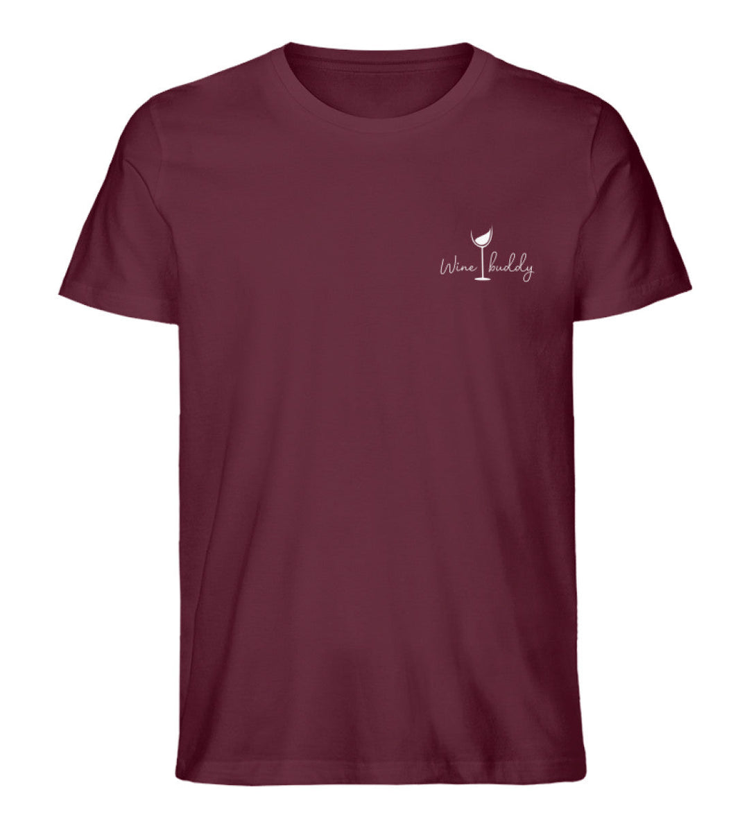 Spruch „Wine Buddy“ Premium T-Shirt in Burgundy von WeinLIEBLING
