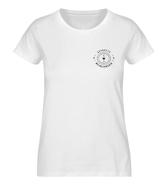 Geprüfte Weinkennerin - Damen Premium T-Shirt - WeinLIEBLING