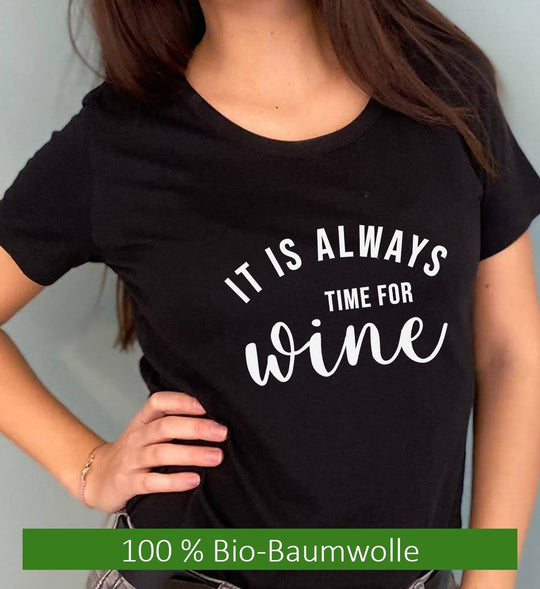It is always time for wine - Damen Premium T-Shirt - WeinLIEBLING