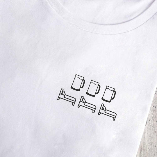 Bier Bier BIer, Bett Bett Bett - Damen Premium Shirt
