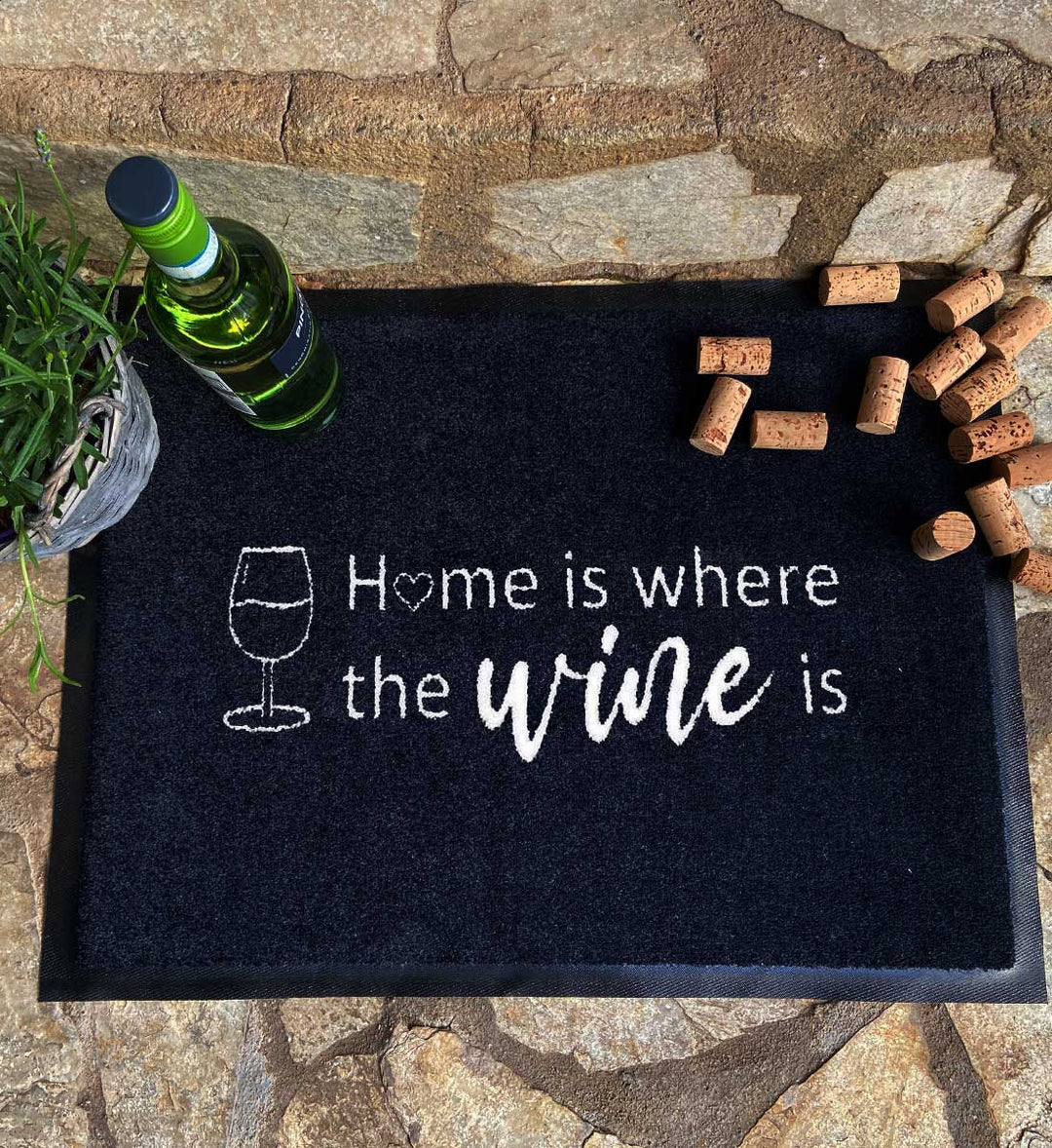 Home is where the wine is Fußmatte