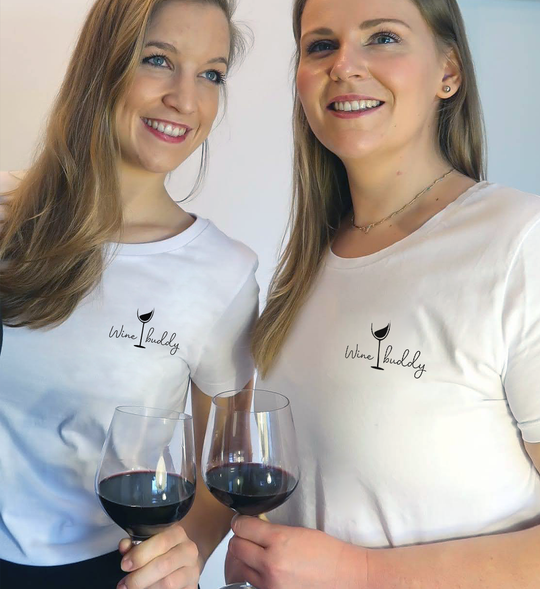 Wine buddy - Damen Premium T-Shirt
